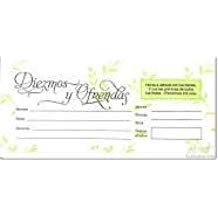 SOBRES DE DIEZMO Y OFRENDA