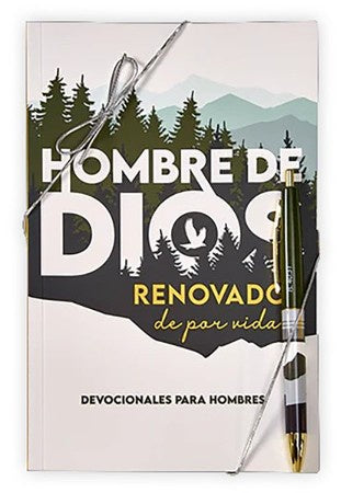 Devocional con boligrafo - Hombre de Dios: Renovado de por vida