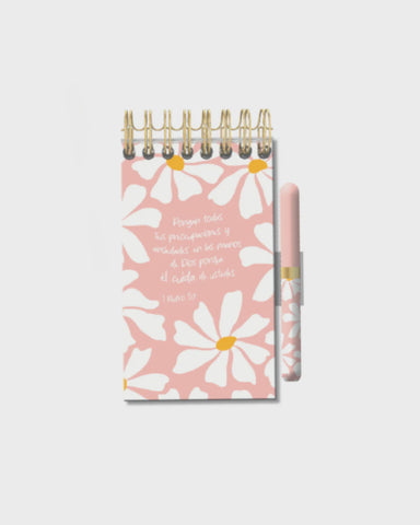 Notepad & Bolígrafo | Pongan sus preocupaciones en manos de Dios