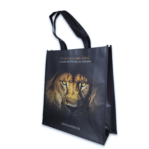Bolsa Tote Bag Grande: El león de la tribu de Judá - Apocalipsis 5:5