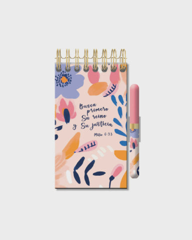 Notepad & Bolígrafo | Busca primero Su reino