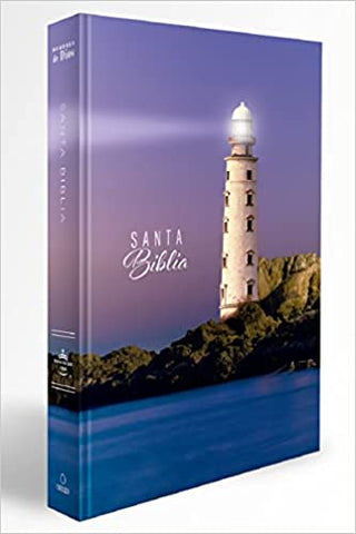 Biblia RVR 1960 letra grande tamaño manual, con nombres de Dios, el faro