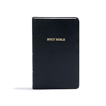 KJV Gift and Award Bible, Black Imitation Leather, Red Letter, Pure Cambridge Text, Presentation Page, Easy-to-Read Bible MCM Type