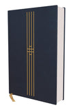 El Nuevo Testamento en cuatro versiones, (RVR60, NBLA, NVI, NTV), Columnas paralelas, Tapa dura/tela, Azul marino: Cuatro traducciones. Una sola verdad eterna