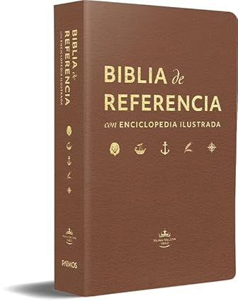 Biblia de referencia con enciclopedia ilustrada (Similpiel marrón)
