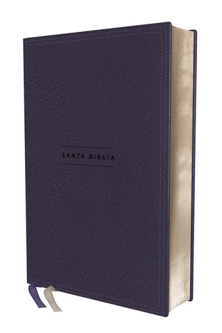NVI, Santa Biblia, Texto Revisado 2022, Una Columna con Referencias, Leathersoft, Navy, Palabras de Jesús en Rojo