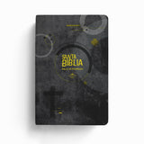 Biblia de Promesas, Rvr-1960, Letra Grande, Tamaño Manual, Piel Especial Con Indice, Moderno Negro