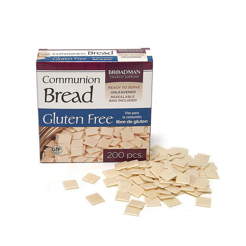 Broadman Church Supplies - Pan de comunión sin gluten, 200 unidades