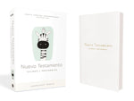 NVI, NUEVO TESTAMENTO DE BOLSILLO, CON SALMOS Y PROVERBIOS, REVISIÓN 2022, LEATHERSOFT, BLANCO, BEBÉS