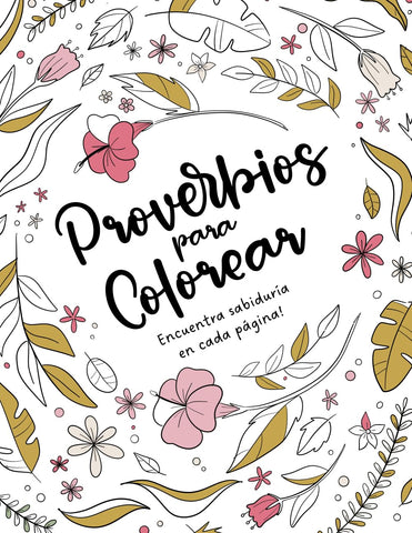 Proverbios para colorear: Encuentra sabiduría en cada página