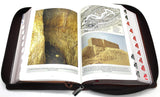 Biblia tamaño manual Letra Grande .14 con cierre, Indice. Color negro -  Edicion de Lujo Coleccion Celestial