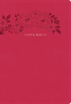RVR 1960 Biblia letra supergigante, floral símil piel, con índice