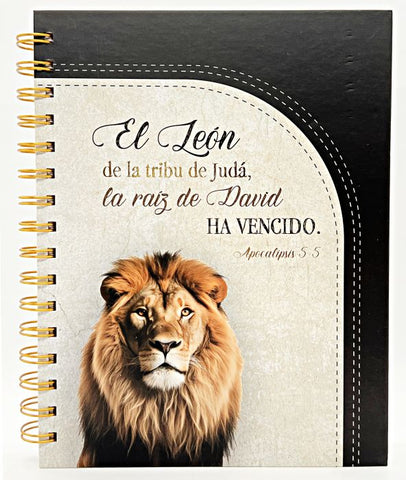 El león. Libreta de anillas.