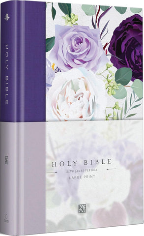 KJV Holy Bible, Purple Cloth Hardcover