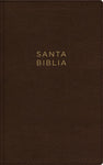 NBLA, Santa Biblia, Ultrafina, Letra grande, Leathersoft, Café, Palabras de Jesús en rojo