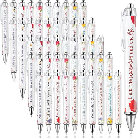 Bible verse ballpoint pens