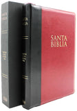 COLECCION CELESTIAL Biblia Reina Valera 1960 Letra Super Gigante con Cierre Indice Senti Cuero color borgona y con Estuche de proteccion Edicion Especial