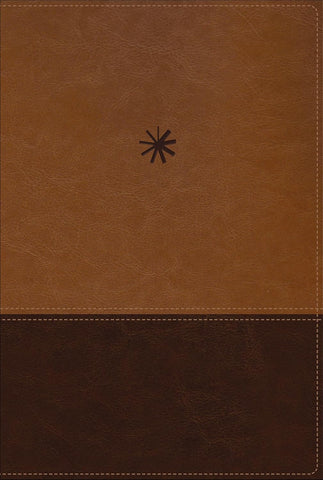 NBLA, Biblia Cronológica de Estudio, Interior a cuatro colores, Leathersoft, dos tonos café, Comfort Print