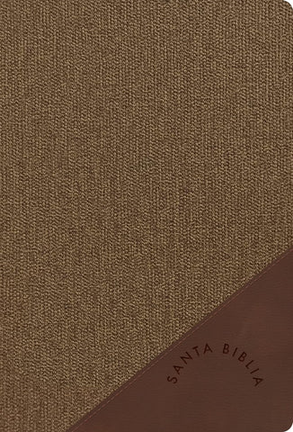 RVR 1960 Biblia letra grande tamaño manual, café duotono, símil piel (edición 2023)
