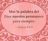 Biblia para Mujeres Reina Valera 1960 Letra Grande de 12 Puntos Tamano Manual con Cierre y Indice Semil Piel Rosada Edicion Limitada Mas la Palabra del Dios permanece