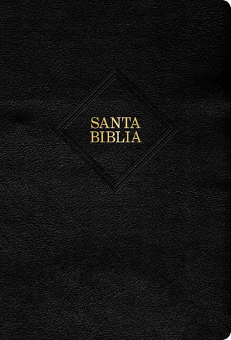 RVR 1960 Biblia letra grande tamaño manual, negra, piel fabricada (edición 2023)