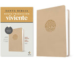 Biblia valor prémium NTV, letra grande con Filament (SentiPiel, Café claro)