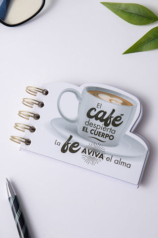 Libreta troquelada Café