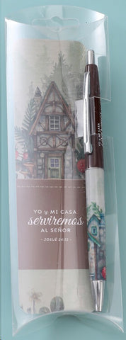 Pack bolígrafo con marcador de libro. Yo y mi casa