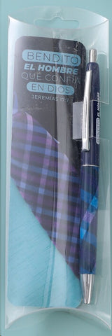 Bendito el hombre. Pack separador + bolígrafo.