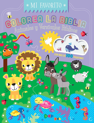 Colorea la Biblia - Animales y versículos bíblicos