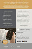 Biblia ultrafina NTV, letra grande con Filament (SentiPiel, Azul sereno, Índice, Letra Roja)