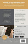 Biblia ultrafina NTV, letra grande de zíper con Filament (SentiPiel, Gris, Letra Roja)
