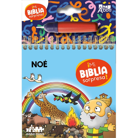 Noé. Colección Mi Biblia Sorpresa. Pinta con Agua.