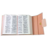 Biblia RV60 Cartera con Broche Magnético Compacta , imit piel atornasolado con asa de mano