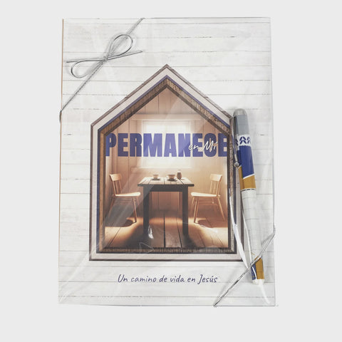 DEVOCIONAL PERMANECE EN MI CON BOLIGRAFO