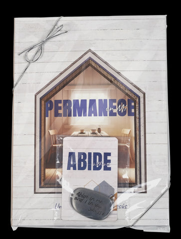 DEVOCIONAL PERMANECE EN MI CON PIEDRA