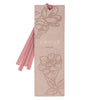 Trust Mottled Blush Faux Leather Bookmark - Proverbs 3:5