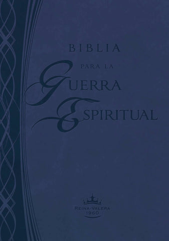 Biblia para la Guerra Espiritual imitación piel  Azul
