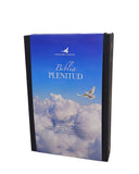 Biblia Plenitud Negro con cierre, índice, edición de lujo. Colección Celestial.