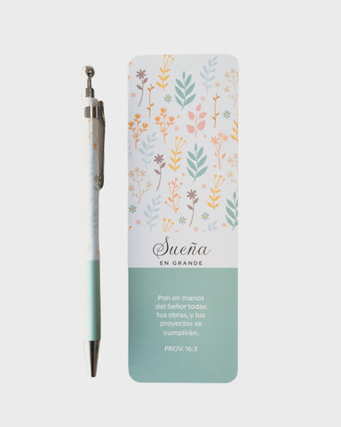 Marcador y Bolígrafo Elegance | Sueña en grande