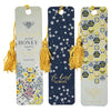 Kind Words are Like Honey Navy and Yellow Bookmark Set - Proverbs 16: