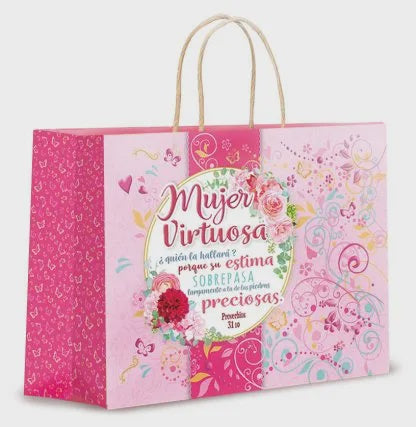 Bolsa Pequeña - Mujer virtuosa (Proverbios 31 10)