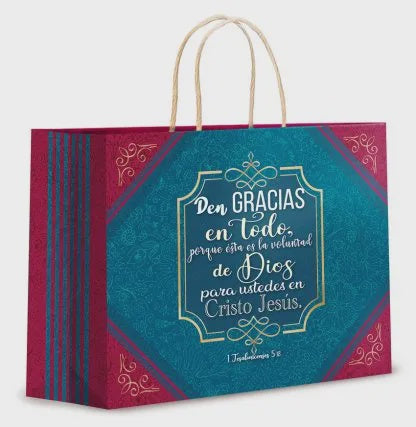 Bolsa Pequeña - Den gracias (1 Tesalonicenses 5 18)