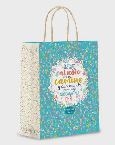 Bolsa mediana - Instruye al niño (Proverbios 22 6 )