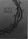 KJVER Holy Bible, Crown of Thorns Design, Large Print, Black Ultrasoft: (King James Version Easy Read, Red Letter)