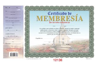 CERTIFICADO MEMBRESIA