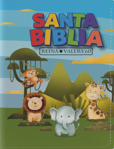 Biblia RVR 1960 - Tamaño Bolsillo con zipper- Animales
