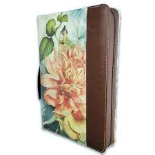 Biblia de Zíper Pretty Marrón REINA VALERA 1960 LETRA GRANDE 12 PUNTOS