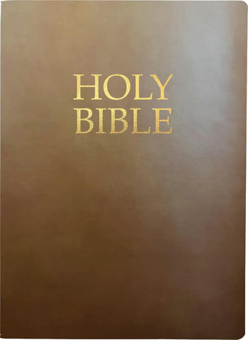 KJVER Holy Bible, Large Print, Coffee Ultrasoft: (King James Version Easy Read, Red Letter, Brown)