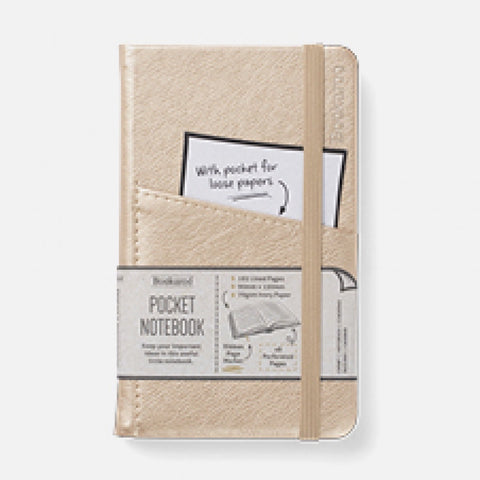 Bookaroo POCKET Notebook (A6) JOURNAL - Gold